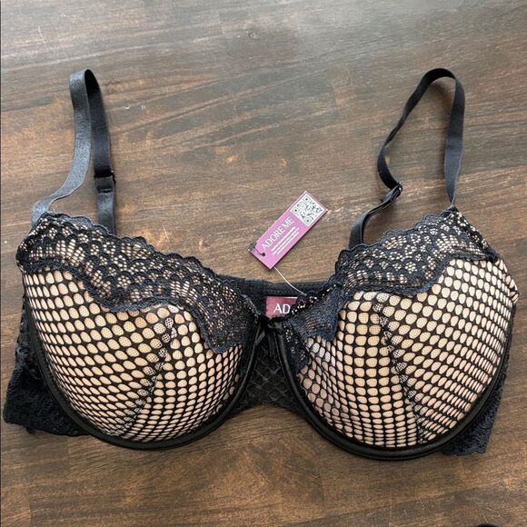 ADORE ME Rubie Push Up Bra 36DD with Brazilian Panty Medium NWT - Picture 3 of 8